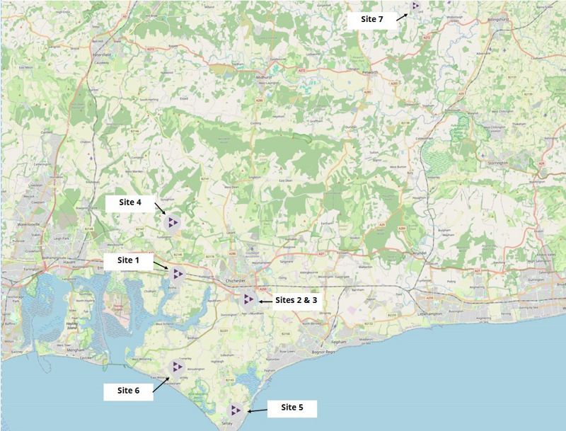 Multiple Garage Sites with Potential located in six locations in West Sussex.  Sites for sale as a whole or individually